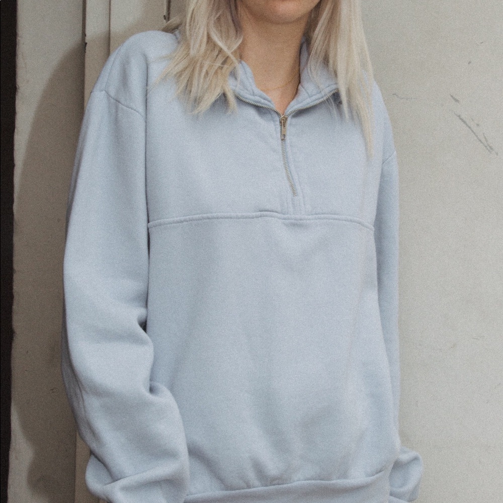 Brandy Melville Quarter-zip Sweatshirt